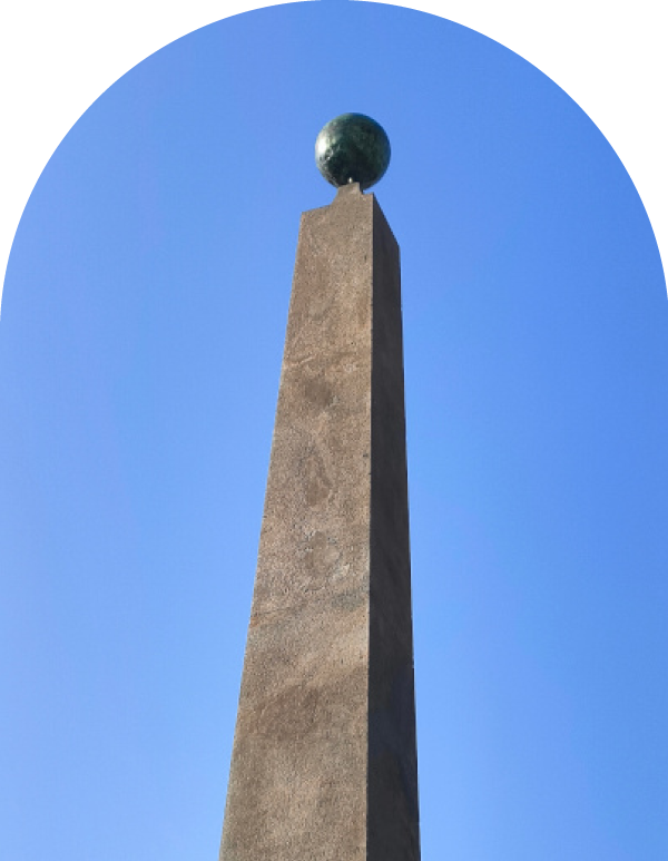 Meridiana Obelisk in the Villa Comunale